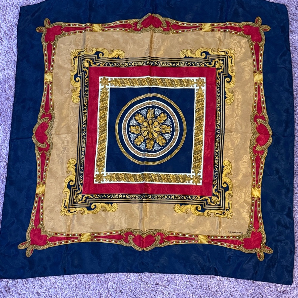Liz Claiborne Multicolor Square Scarf
